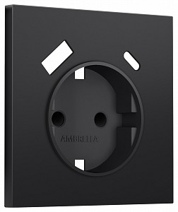 Накладка для розетки с заземлением и со шторками и 2хUSB type A и C SIGMA SP8100