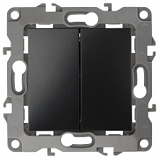 Переключатель двухклавишный без рамки Эра 12 12-1104-05