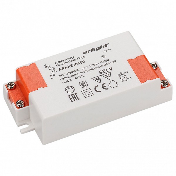 

Блок питания 19-30В 18Вт ARJ-KE30600 (18W, 600mA, PFC), 19-30В 18Вт ARJ-KE30600 (18W, 600mA, PFC)