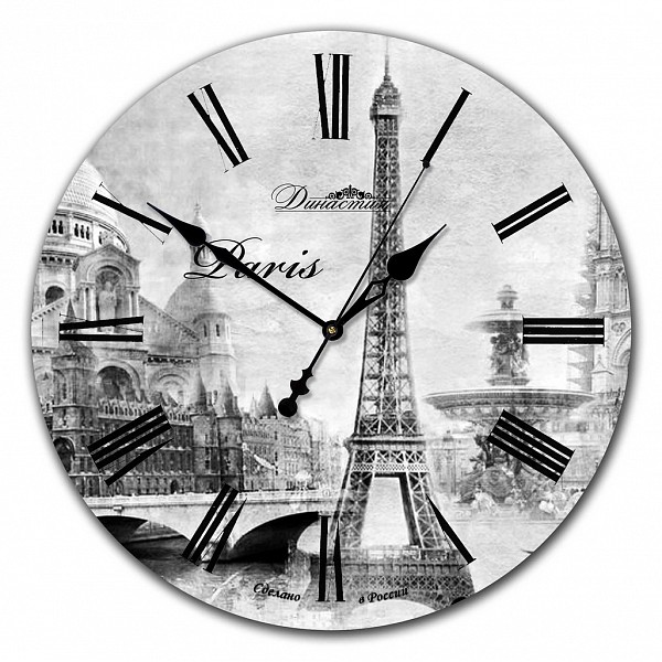 фото Настенные часы (33x33x4 см) Париж 2 02-010 Династия