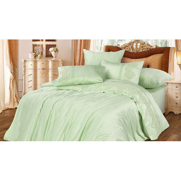 

Комплект евростандарт Bamboo Satin, Зеленый, Bamboo Satin