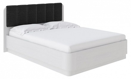 Полутораспальная кровать Wood Home 2 с подъемным механизмом белый с брашированием  