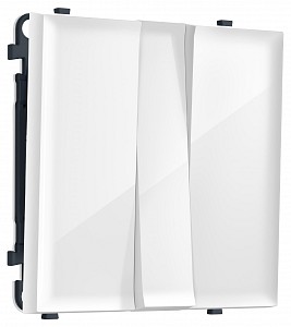 Выключатель трехклавишный без рамки MS MS105010