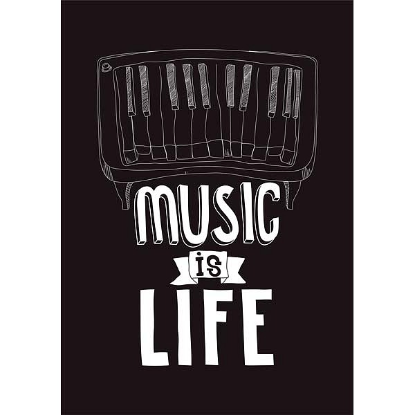 фото Картина (40х50 см) Music is life HE-102-218 Ekoramka