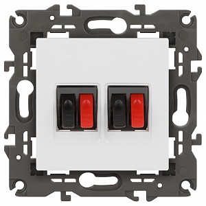 Розетка акустическая без рамки Эра Elegance 14-3112-01