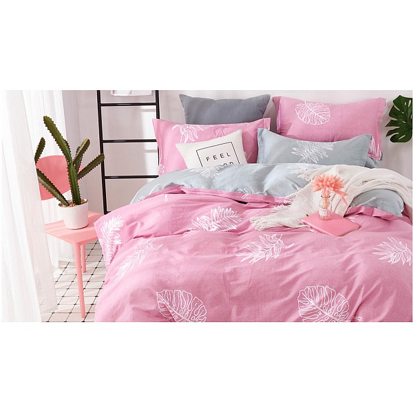 

Комплект двуспальный Satin de' Luxe, Розовый;серый, Satin de' Luxe