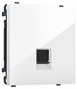 Розетка Ethernet RJ-45 экранированная и со шторками, без рамки MS MS112005