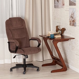 Кресло Bergamo, коричневый, флок