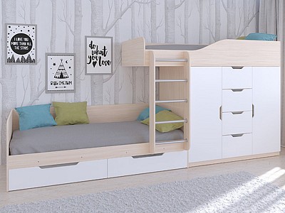 Кровать для детской комнаты Астра 6 RVM_ASTRA6-1-35