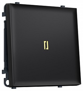 Выключатель одноклавишный с подсветкой без рамки MS MS802010