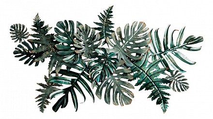 Фигура настенная (134.6x74.9 см) Листья тропические 37SM-0378