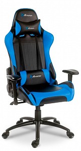 Игровое кресло Verona, синий, черный, экокожа
