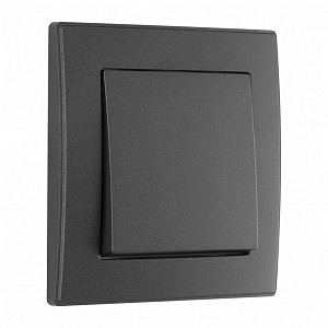 Выключатель одноклавишный SET06-1 SET06-1-30-1 black