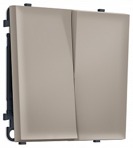 Выключатель двухклавишный без рамки MS MS363010