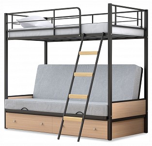 Кровать в детскую комнату Дакар 2 FSN_4s-dak2_ydm-9005_1