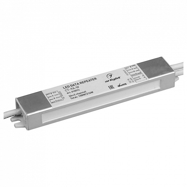 

Усилитель RGB CT-9A-W (12-24V, 108-216W), CT-9A-W (12-24V, 108-216W)
