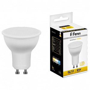Лампа светодиодная [LED] Feron GU10 9W 2700K