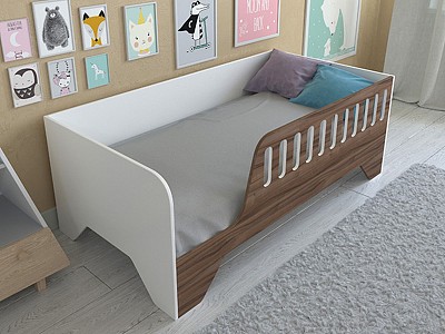 Односпальная кровать в детскую комнату Астра 13 RVM_ASTRA13-35-03