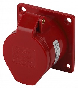 Розетка с заземлением  R(IN)-16-3P-PE-IP44