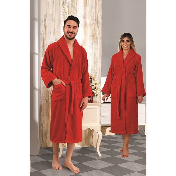

Халат женский (L) Unisex, (L) Unisex, Красный