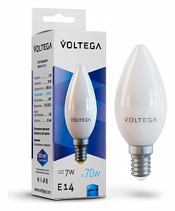 Лампа светодиодная [LED] Voltega E14 7W 4000K