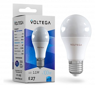 Лампа светодиодная [LED] Voltega E27 11W 4000K
