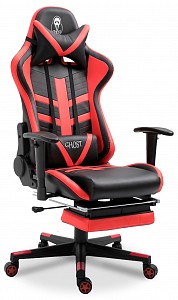 Геймерское кресло GX-06-02, красный, черный, PU-кожа