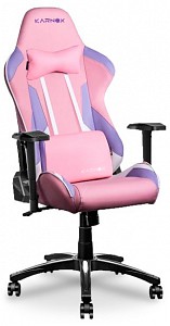 Игровое кресло HERO, белый, розовый, фиолетовый, экокожа