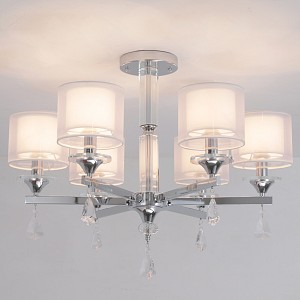 Люстра на штанге ILLUMICO  IL1354-6CPA-29 CR Romei (Китай) Люстра на штанге ILLUMICO  IL1354-6CPA-29 CR Romei (Китай)