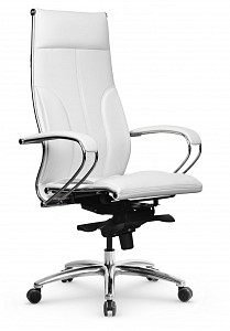 Кресло Lux, белый, экокожа