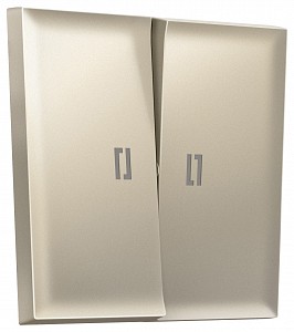 Клавиши для выключателя двухклавишного с подсветкой SIGMA SP5440