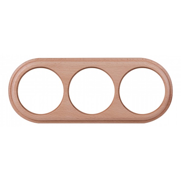 

Рамка на 3 поста WL15-frame-03 a037246, Светлый бук, WL15-frame-03 a037246