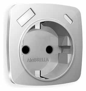 Накладка для розетки с заземлением и со шторками и 2хUSB type A и C Quant OP4100