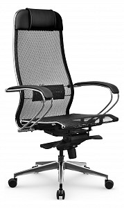 Компьютерное кресло S-1.041 MPES, черный, сетка, экокожа