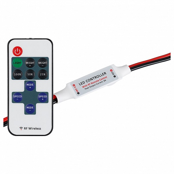 

Контроллер-диммер с пультом ДУ LN-RF11B-MINI-Wires(12-24V,72-144W,ПДУ11кн), LN-RF11B-MINI-Wires(12-24V,72-144W,ПДУ11кн)