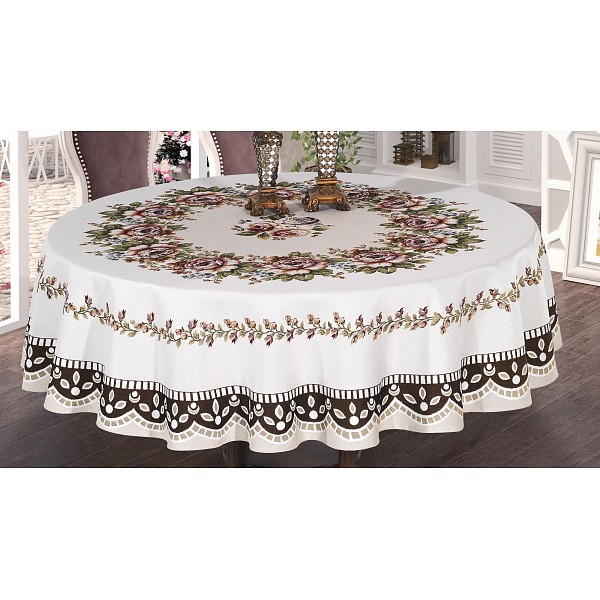 

Скатерть (160 см) Gul Lux, (160 см) Gul Lux, Молочный