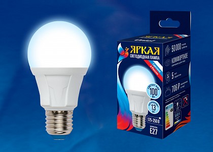 Лампа светодиодная [LED] Uniel E27 13W 6500K