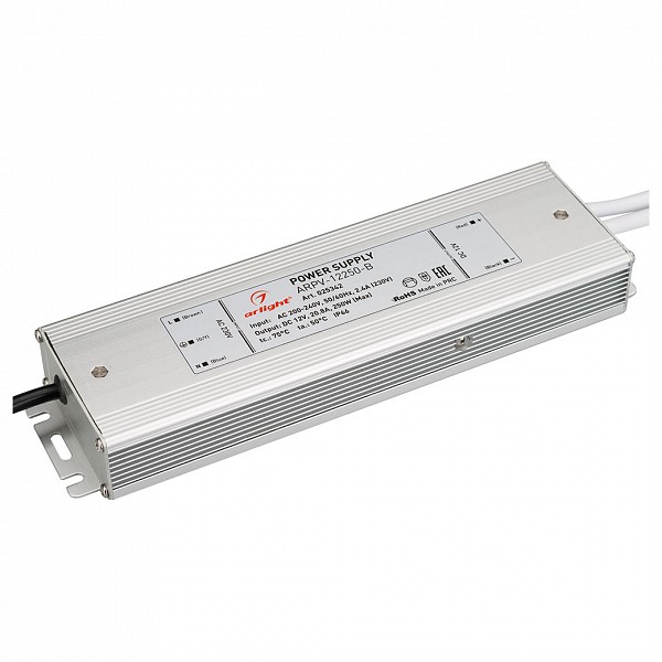 

Блок питания 12В 250Вт ARPV-12250-B (12V, 20.8A, 250W), 12В 250Вт ARPV-12250-B (12V, 20.8A, 250W)