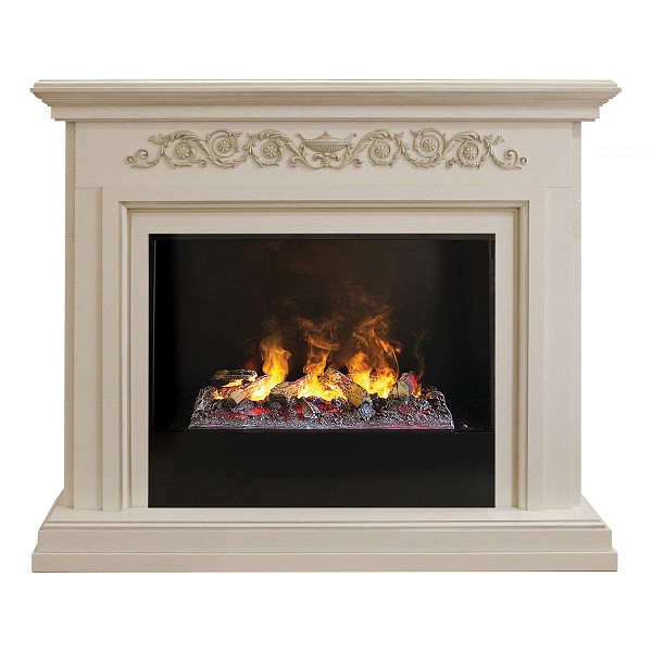 

Комплект из электрокамина напольного и портала (123х38х104 см) Leticia 301124, Слоновая кость, (123х38х104 см) Leticia 301124