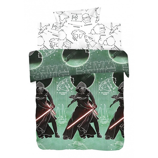 

Комплект полутораспальный Star Wars, Белый;зеленый, Star Wars