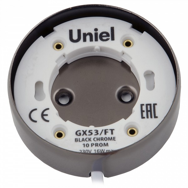 

Накладной светильник GX53/FT BLACK CHROME 10 PROM, GX53/FT BLACK CHROME 10 PROM
