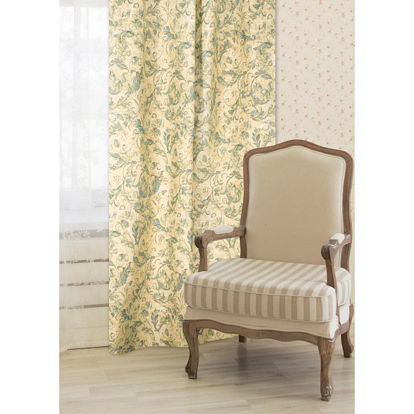

Портьера (100x250 см) 2 шт. Jeune Verdure, Бежевый;зеленый, Портьера (100x250 см) 2 шт. Jeune Verdure