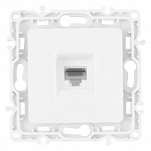 Розетка Ethernet RJ-45 без рамки 217.45-1.white