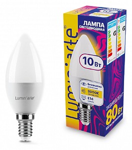 Лампа светодиодная [LED] Luminarte E14 10W 3000K