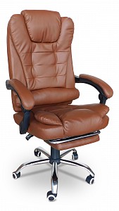 Компьютерное кресло MF-2001, коричневый, экокожа
