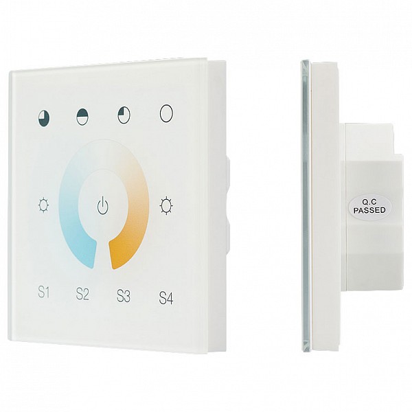 

Панель-регулятора цвета RGBW сенсорная встраиваемая Sens SR-2300TR-DT8-G1-IN White (DALI, MIX), Sens SR-2300TR-DT8-G1-IN White (DALI, MIX)