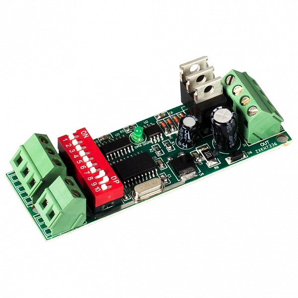 

Декодер DMX DMX RA-302 DIP (12-24V, 72-144W), DMX RA-302 DIP (12-24V, 72-144W)