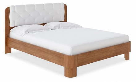 Кровать двуспальная Wood Home 1    антик с брашированием