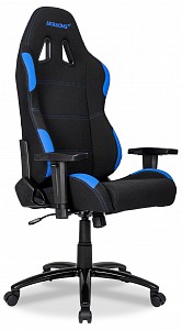 Игровое кресло K7012, синий, черный, текстиль