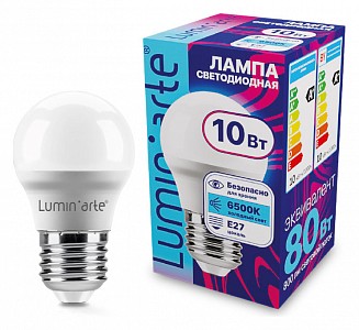 Лампа светодиодная [LED] Luminarte E27 10W 6500K